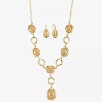 Liz Claiborne Y Necklace And Drop Earring Womens 2-pc. Jewelry Set
