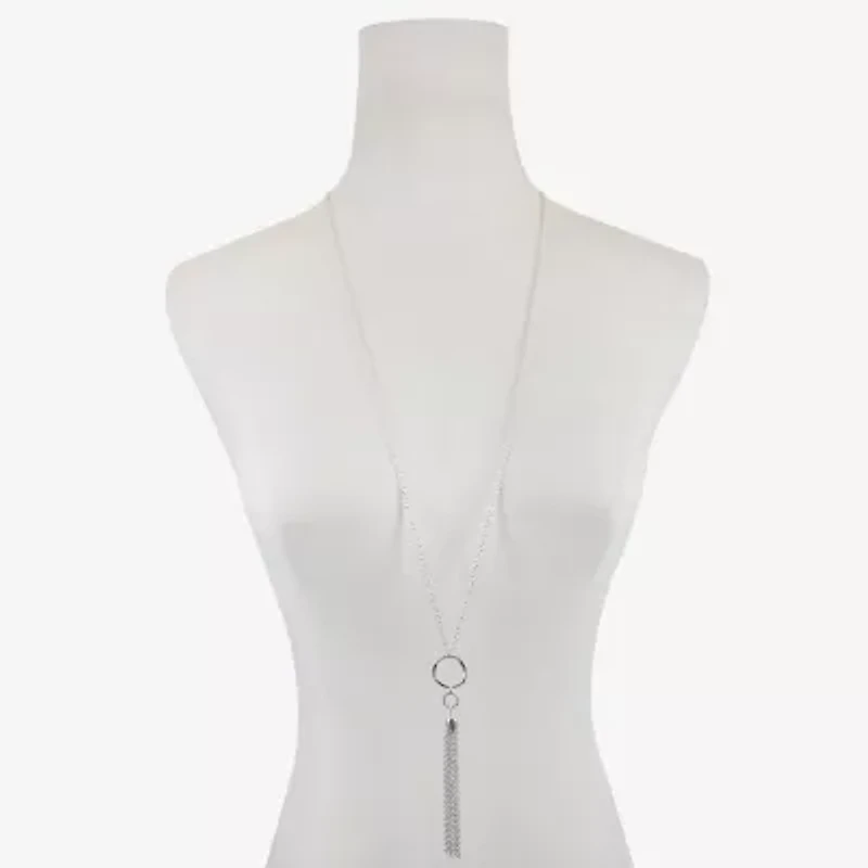 Liz Claiborne Tassel Womens 34 Inch Strand Necklace