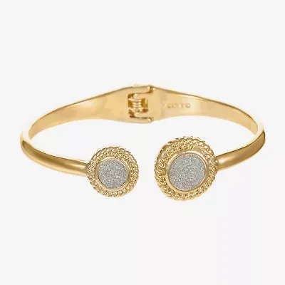 Monet Jewelry Two Tone Womens Cuff Bracelet