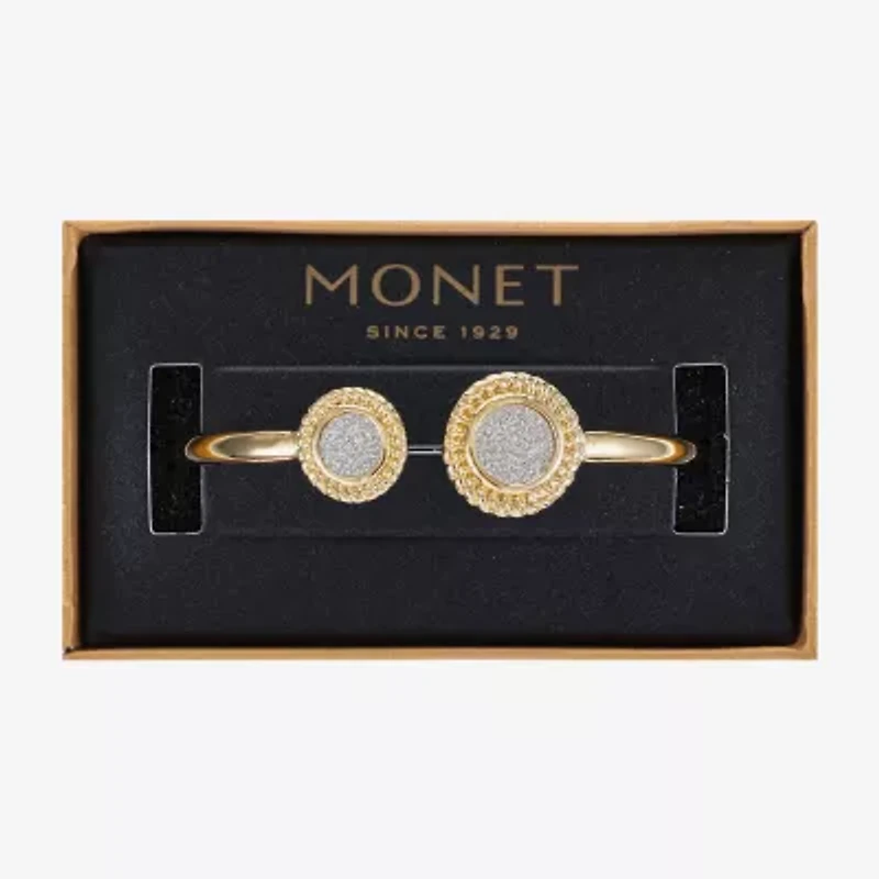Monet Jewelry Two Tone Womens Cuff Bracelet