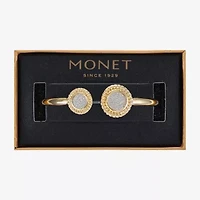 Monet Jewelry Two Tone Womens Cuff Bracelet