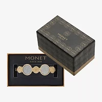 Monet Jewelry Two Tone Womens Round Bangle Bracelet