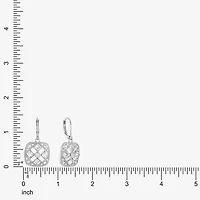 Monet Jewelry Timeless Silver Tone Womens Glass Drop Earrings