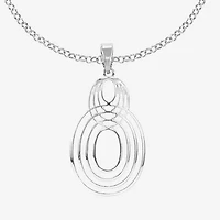 Liz Claiborne Open Work Pendant Necklace And Drop Earring Womens 2-pc. Jewelry Set