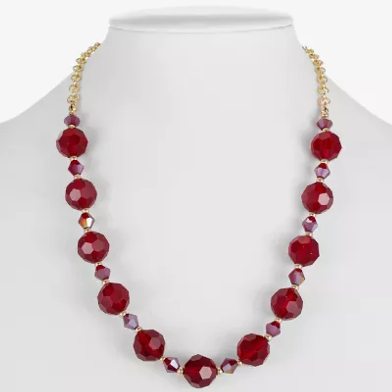 Liz Claiborne Beaded Womens 17 Inch Collar Necklace