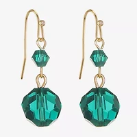 Liz Claiborne Beaded Womens Drop Earrings