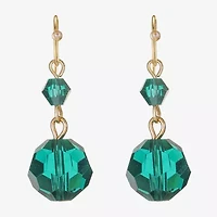 Liz Claiborne Beaded Womens Drop Earrings