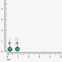 Liz Claiborne Beaded Womens Drop Earrings