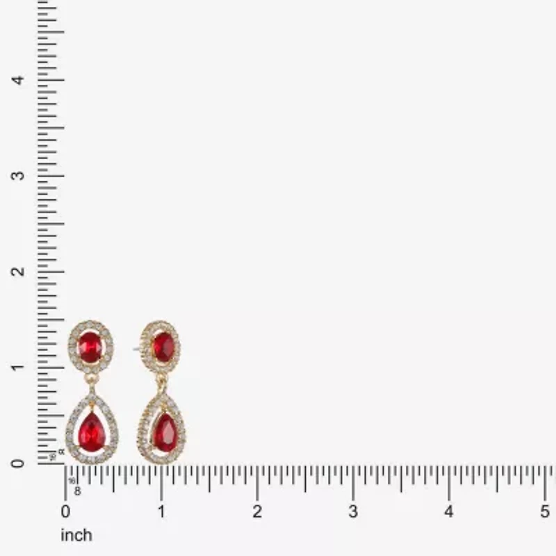 Monet Jewelry Womens Glass Hypoallergenic Drop Earrings