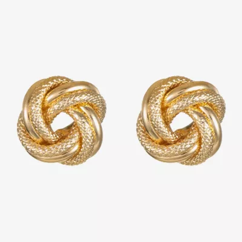 Monet Jewelry Knot 14mm Stud Earrings