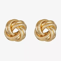 Monet Jewelry Knot 14mm Stud Earrings
