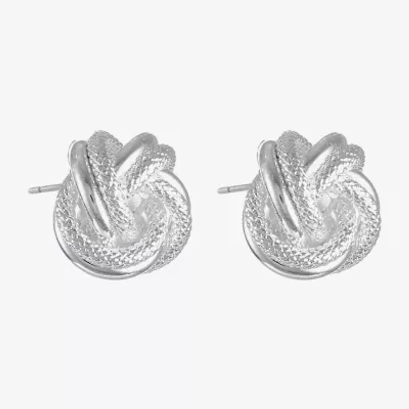 Monet Jewelry Knot 14mm Stud Earrings