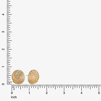 Monet Jewelry Gold Tone Spiral Glass 21mm Stud Earrings