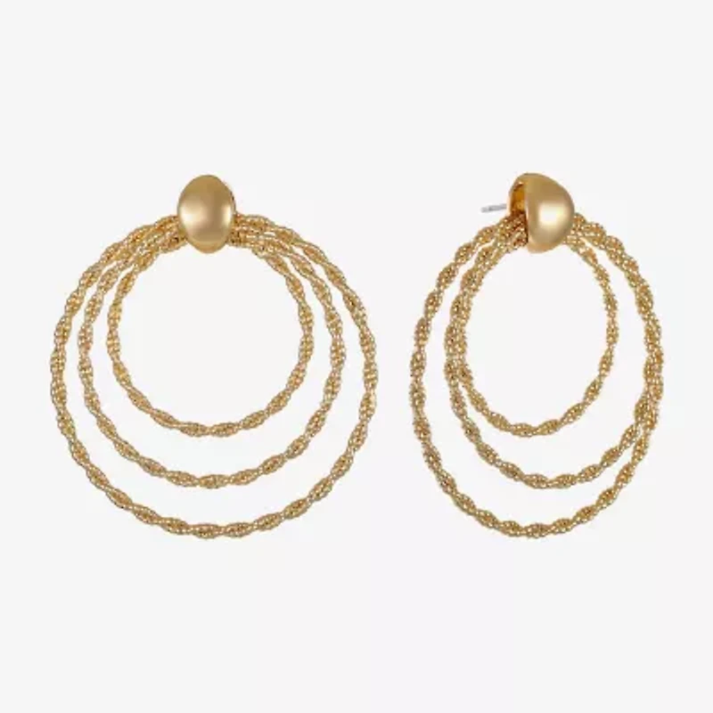 Monet Jewelry Door Knocker Womens Hypoallergenic Drop Earrings