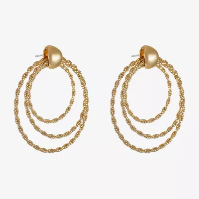 Monet Jewelry Door Knocker Womens Hypoallergenic Drop Earrings