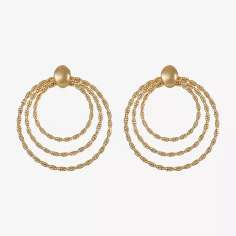 Monet Jewelry Door Knocker Womens Hypoallergenic Drop Earrings
