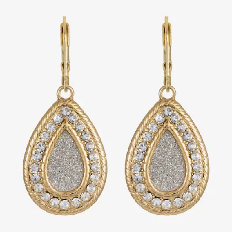 Monet Jewelry Womens Glass Drop Earrings