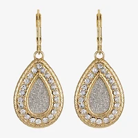 Monet Jewelry Womens Glass Drop Earrings