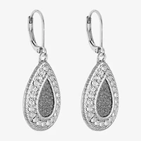 Monet Jewelry Womens Glass Drop Earrings