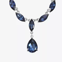 Monet Jewelry Womens Red Glass 17 Inch Y Necklace