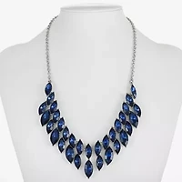 Monet Jewelry Womens Red 18 Inch Statement Necklace