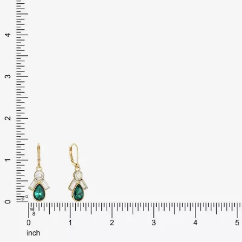 Monet Jewelry Womens Glass Drop Earrings