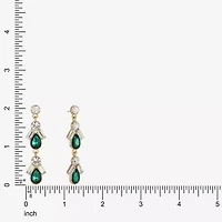 Monet Jewelry Womens Glass Hypoallergenic Drop Earrings
