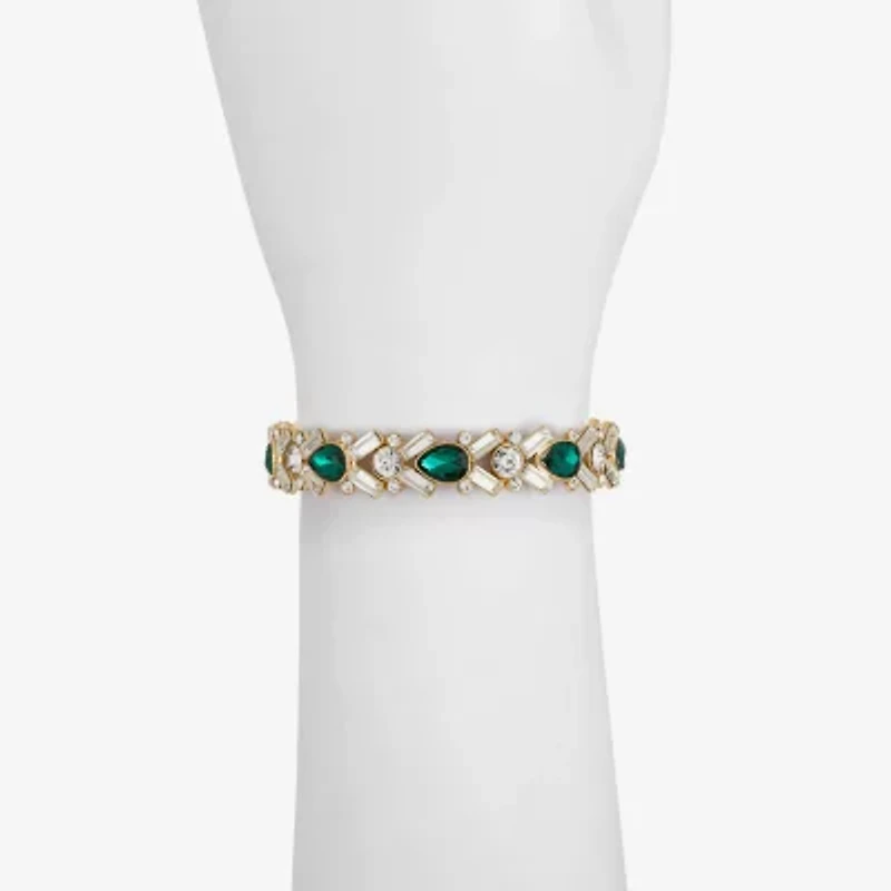Monet Jewelry Womens Glass Stretch Bracelet