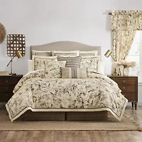Rose Tree Bird Paradise Rod Pocket Tailored Valance