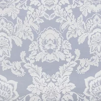 Rose Tree Damask Rod Pocket Tailored Valance