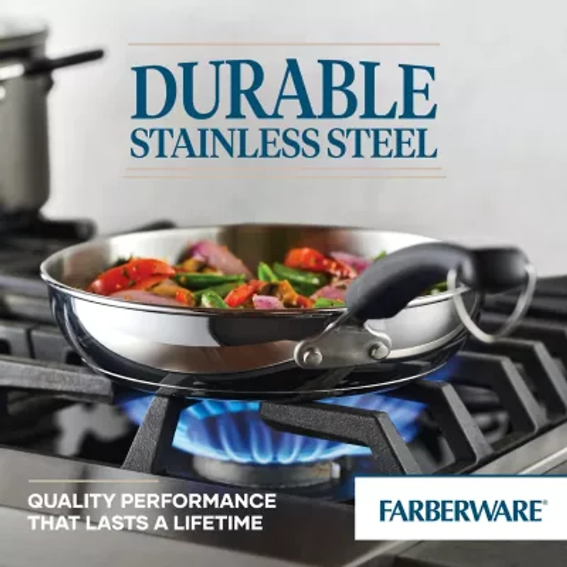 Farberware Brilliance Stainless Steel 10-pc. Cookware Set