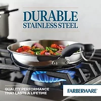 Farberware Brilliance Stainless Steel 10-pc. Cookware Set
