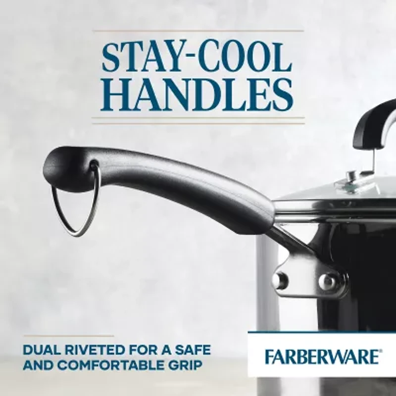 Farberware Brilliance Stainless Steel 10-pc. Cookware Set