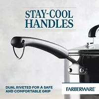 Farberware Brilliance Stainless Steel 10-pc. Cookware Set