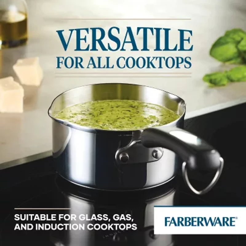 Farberware Brilliance Stainless Steel 1-qt. Sauce Pan