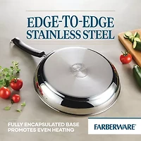 Farberware Brilliance Stainless Steel 12.25" Frying Pan
