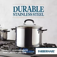 Farberware Brilliance Stainless Steel 8-qt. Stockpot