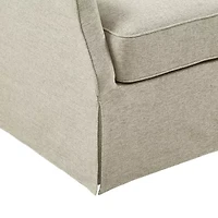 Martha Stewart London Swivel Upholstered Armchair