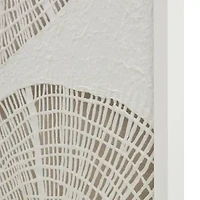 Madison Park 31.25 Solana Coastal Rice Shadow Box Art