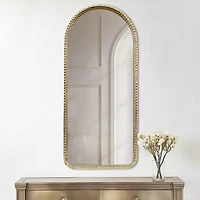Madison Park 45 Mia Gold Metal Arch Wall Mount Wall Mirror