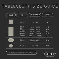 Elrene Home Fashions Autumn Leaves 70x70 Tablecloth