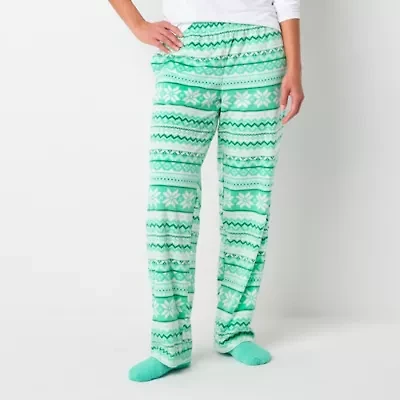 Sleep Chic Womens Fleece Pajama Pants