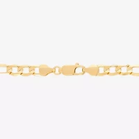 Unisex Adult 14K Gold 8 1/2 Inch Solid Figaro Chain Bracelet