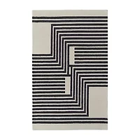 Weave And Wander Ardon Transitional Abstract Indoor Rectangular Area Rug