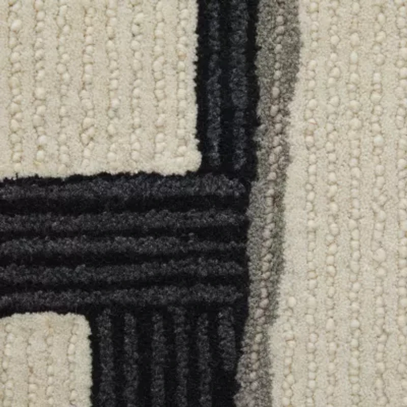 Weave And Wander Ardon Transitional Abstract Indoor Rectangular Area Rug