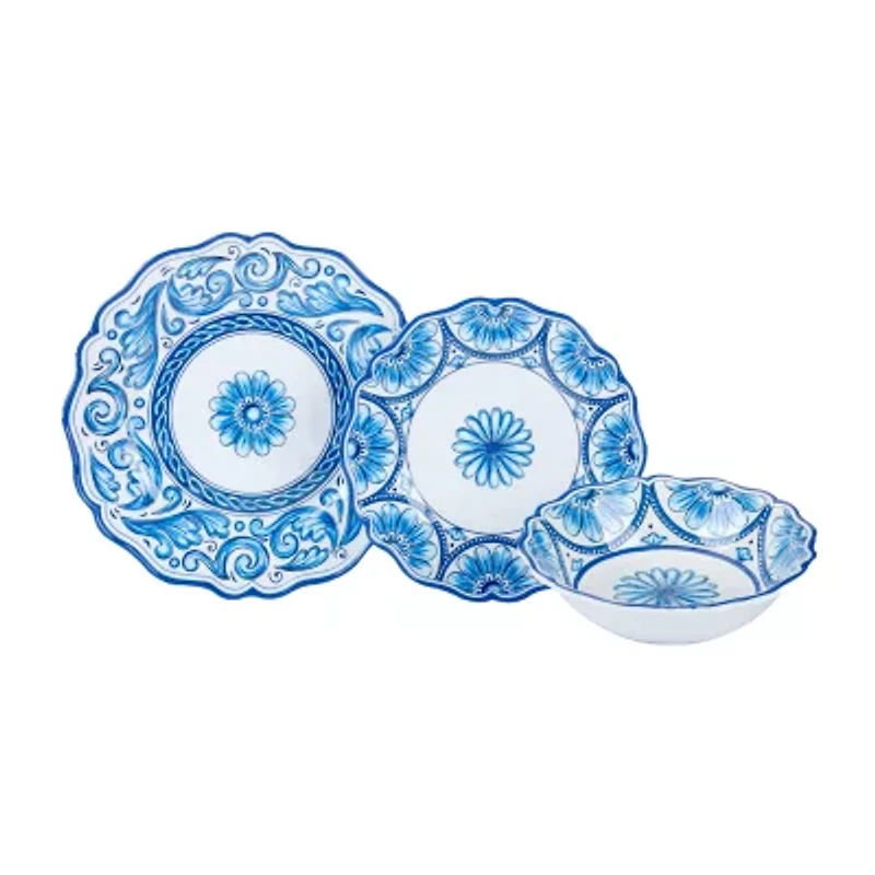 Certified International Veranda 12-pc. Melamine Dinnerware Set