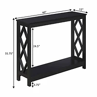 Diamond Console Table