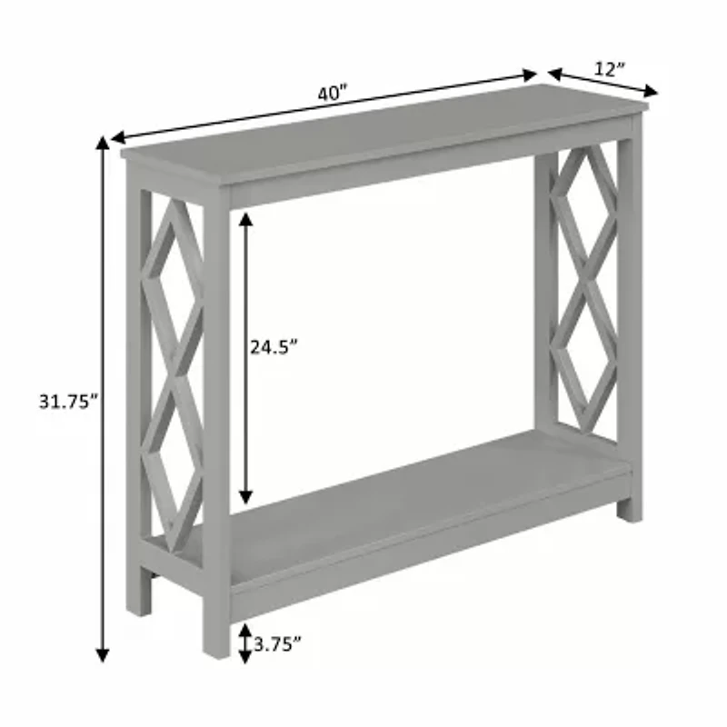 Diamond Console Table