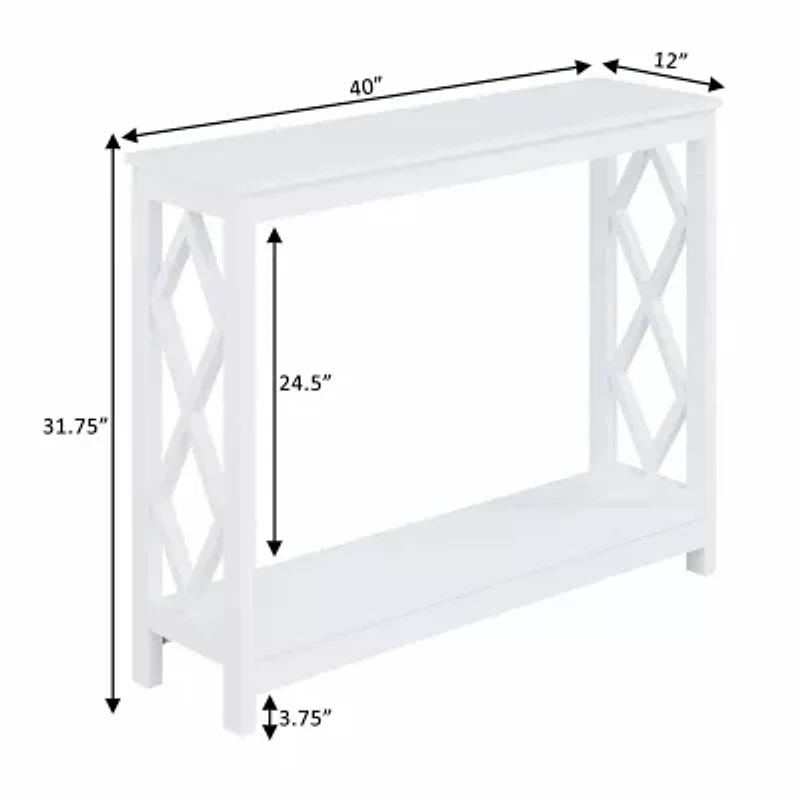 Diamond Console Table