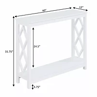 Diamond Console Table